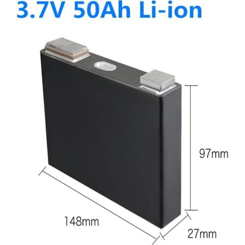 GTK 3.7V 50Ah Lithium battery 3.7v li-ion cell 3C discharge for diy 12V 24V 48v scooter electric vehicles Ebike motorcycle
