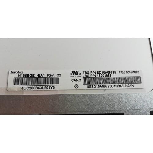 15.6" Matrix for Lenovo G50-30 N156BGE-EA1 Rev. C2 P/N SD10A09795 N156BGE EA1 Matte HD 1366X768 30 PIN Replacement LCD Screen