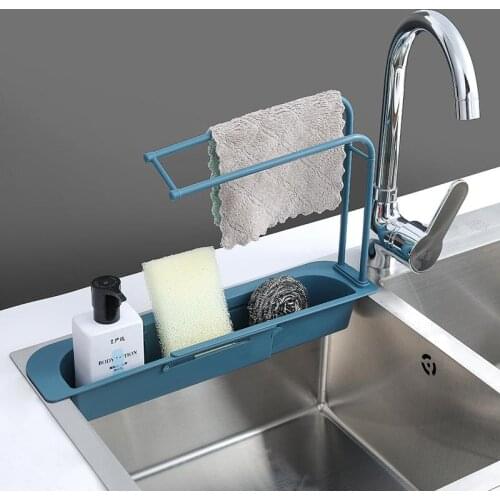 Kitchen Sink Multifunctional Storage Rack Multi Purpose Washing Bowl Sponge Holders Corner Organizer Creative Drain Basket
