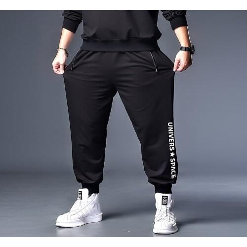 7XL 6XL 5XL XXXXL Plus Mens Side Pockets Harem Pants 2020 Autumn Hip Hop Casual Ribbons Design Male Streetwear Pant Black