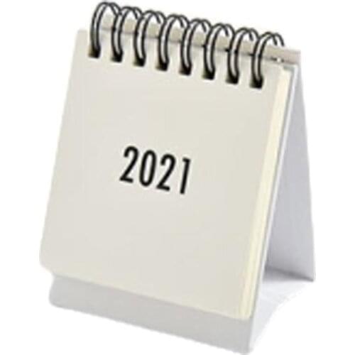 Mini Desk Calendar Plan Notebook Creative Desk Vertical Paper Timetable Color Calendar Mini Stationery Multi-function K2O2