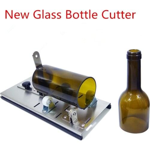 2019New Glass Bottle Cutter Thickness 3-10mm Aluminum Alloy Better Cutting Control Create Glass Sculptures Catchers