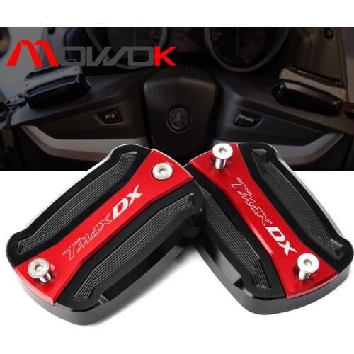 New "TMAX DX logo" Motorcycle Accessories High Quality CNC Brake Fluid Reservoir Cap Cove For Yamaha TMAX 530 DX 2017- 2019