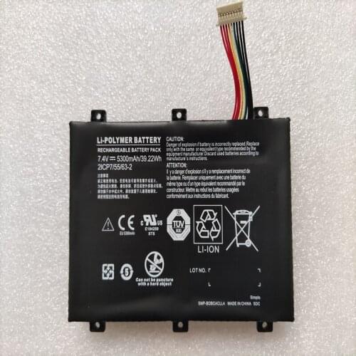 New Genuine SMP-BOBCACLL4 2ICP7/55/63-2 21-93042-01 Laptop Battery 39.22Wh For SMPSBINTL Xplore XSlate B10 IX101B2 D10 iX101B1