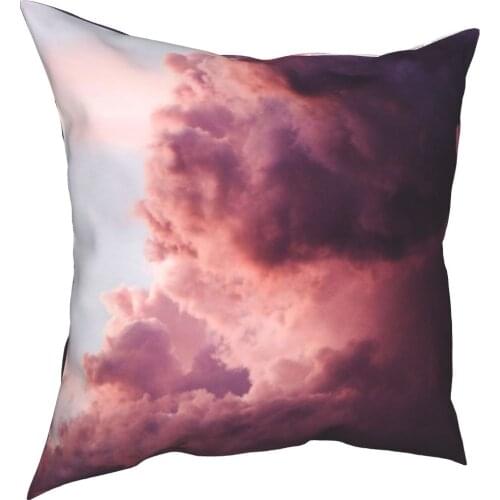 Embracing the white cloud sky under the setting sun pillow covering fashionable sofa bedroom color home decoration pillow