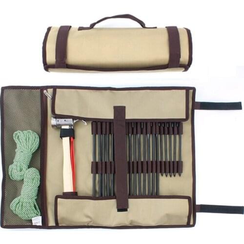 Portable Outdoor Camping Nail Bag Tool Bag Storage Bag Tent Nail Hammer Storage Bag