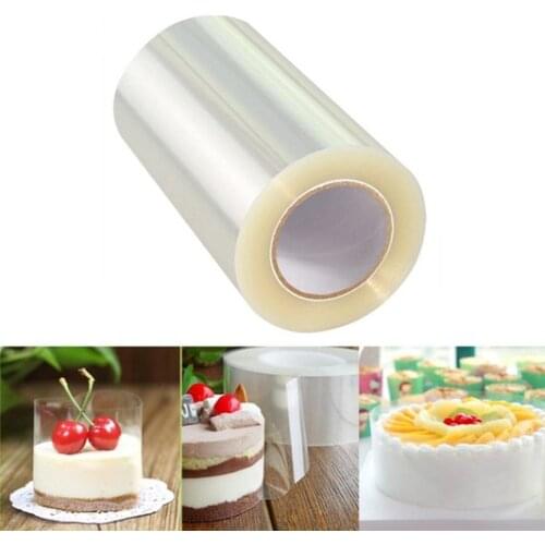 10M Transparent Mousse Cake Edges Wrap Dessert Surrounding DIY Baking Bounded Film Cake Edge Band Packaging Decoration Tools