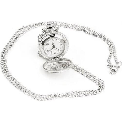 Retro small Size Spider Webs Pocket Watch/Watch Necklace Fashion Jewelry Pendant Watch Necklace SUB Sale