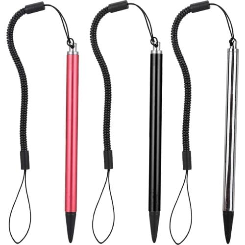 Resistance Screen Touch Painting Pen Resistive Stylus Pen with Spring Rope Universal For POS PDA Navigator Resistive
