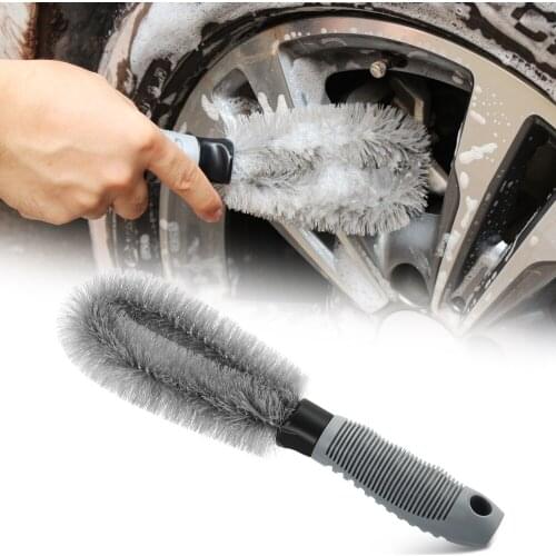 Car Cleaning Brush Wheel Rims Tire Tools Accessories For SSANGYONG Actyon Chairman Istana Korando Kyron Musso Nomad Rexton