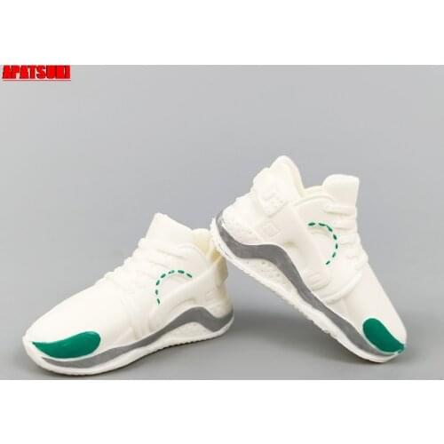 Grey Green Basketball Doll Shoes for Ken Boy Dolls Sneakers Sports Shoes for Barbies Boyfriend Ken 1/6 Accessories Kids Toys
