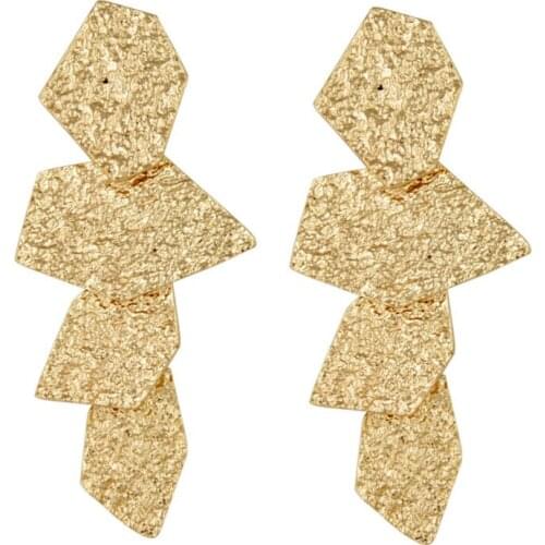 2021 Trend Jewelry Earrings Irregular Geometry For Female Stud Earrings Wedding Party Fashion Jewelry Gift