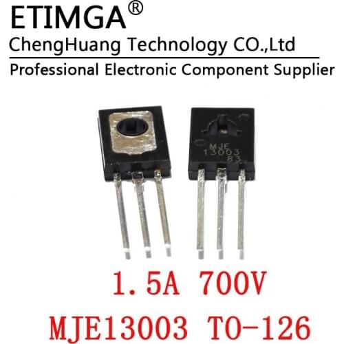 10PCS/LOT MJE13003 13003 TO126 700V/1.5A