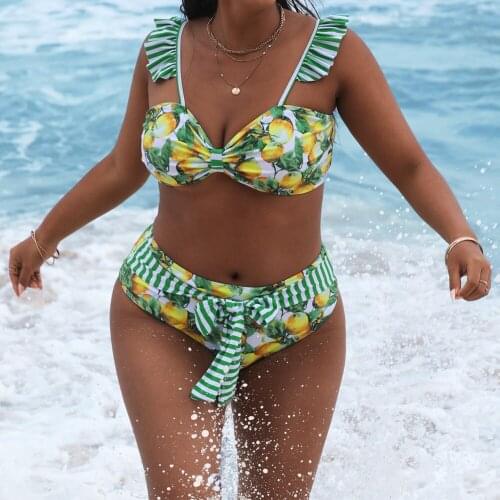 2021 New Plus Size Swimwear，Bikini，Beachwear，Ladies Swimsuit