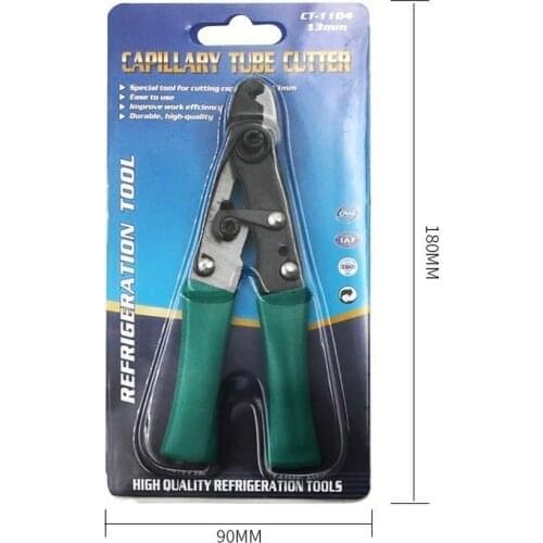 3mm Capillary Clamp Ct-1104 Capillary Scissors Snap Switch Air Conditioning Refrigeration Maintenance Steel Hand Scissors Tool