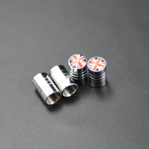 4pcs Tire Valve Stem Caps For Ford EDGE Explorer Expedition EVOS START C-MAX S-MAX B-MAX Galaxy