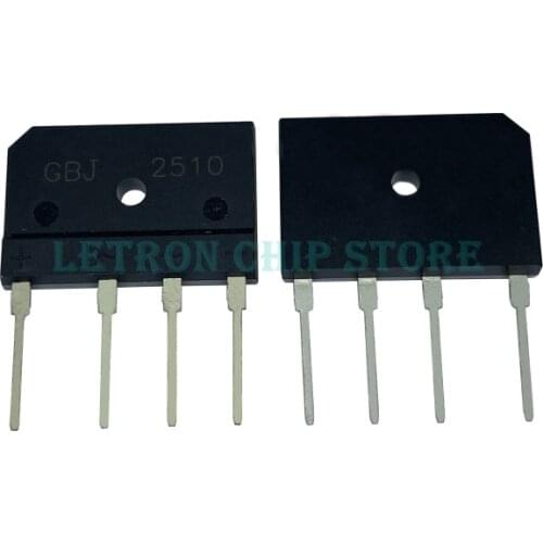 5PCS GBJ2008 GBJ2510 GBJ3510 GBJ-4 SIP-4 20A 25A 35A 800V 1000V diode bridge rectifier
