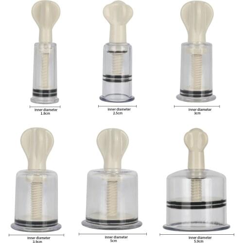 6 Size Female Breast Nipple Sucker BDSM Nipple Enhancement Vacuum Sucker Pump Sex Toys For Women Sex Product