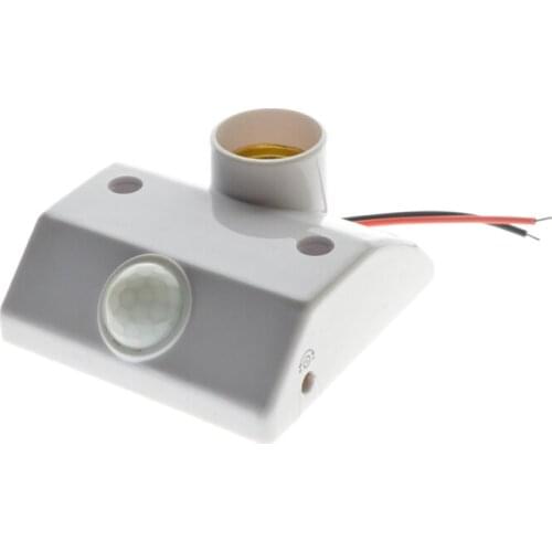AC110-240V E27 Motion sensor Lamp holder Base PIR Infrared Automatic Timer Adjustable Smart home Light Holder Sensor Switch