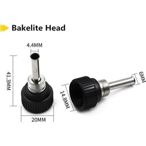 Soldering Station Iron Handle Accessories For 936/937/938/969 Iron Head Cannula Iron Tip Bushing Socket+nut+electric Wood Head