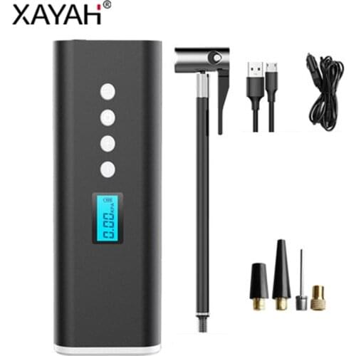 Car Air Compressor Inflator Pump With LED Lamp Tire Inflator Portable Compressor Digital Car Tyre Pump for Car Bicycle Tires