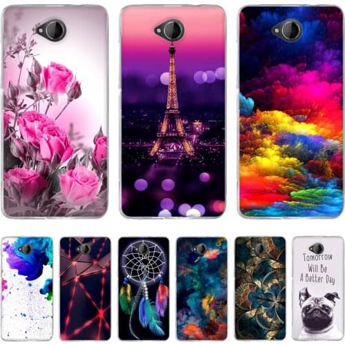 For Nokia Microsoft Lumia 650 Case Soft TPU Silicone Back Cover for Nokia 650 Rose 3D Printed Full Protector Case for lumia 650