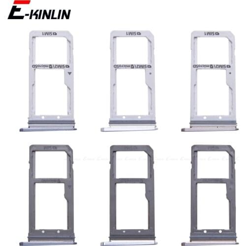 Sim Micro SD Card Socket Holder Slot Tray Reader For Samsung Galaxy S7 Edge G930 G935 Adapter Container Connector Parts
