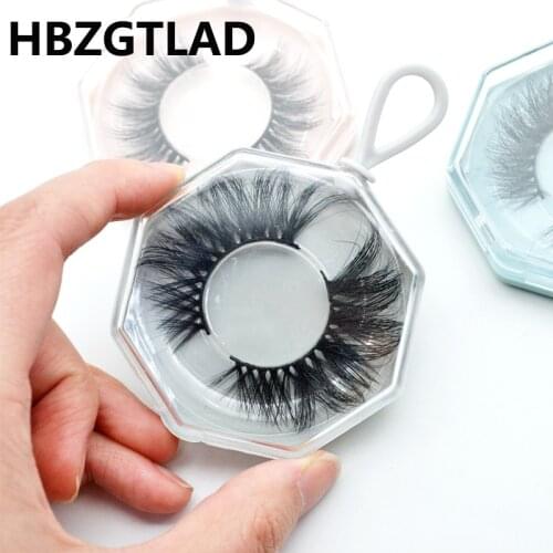 HBZGTLAD Makeup 3D Mink Eyelash False Eyelash Box Extension Customized Full Mink Eyelash Bulk Packaging Box