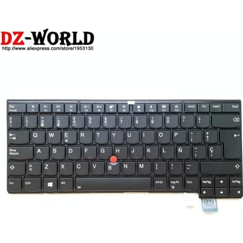 New Original ES Latin Spanish Backlit Keyboard for Lenovo Thinkpad 13 2nd T470s T460S Backlight Teclado 01EN733 01EN692