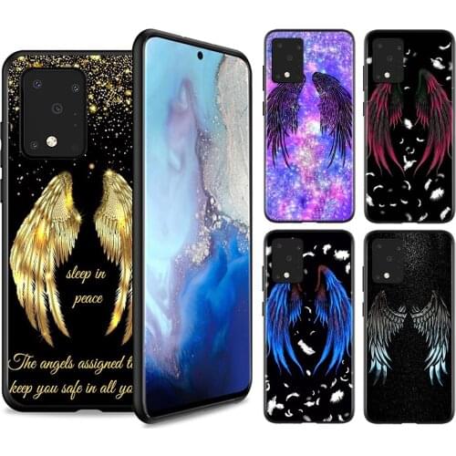 Angel Devil Wings Matte For Samsung A72 A52 A02 S A32 A12 A42 A51 A91 A81 A71 A41 A31 A21 S A11 A01 A03 Core UW Phone Case