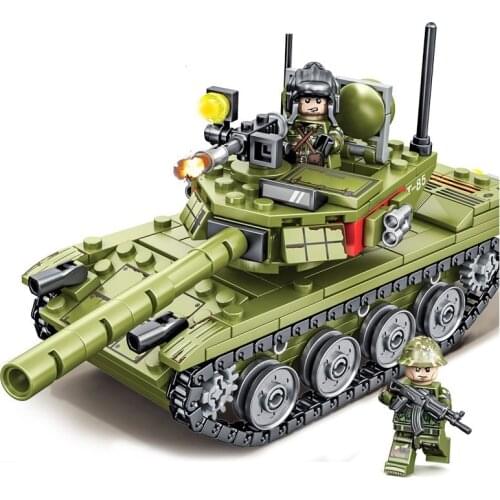 Sembo Block Type 85 Tank Model Kids Building Blocks Boys Toys Military Puzzle Gift 105514 no box