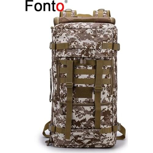 50L Mens Bag Tactical Backpack Camping Hiking Luggage Outdoor Traveling Backpack Bags
