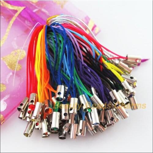 200 New Cords Mobile Phone Strap String Threads 52mm Mixed