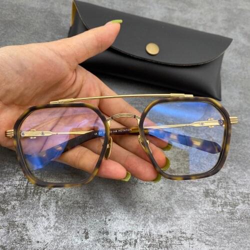 Luxury Brand Retro Mens Womens Optical Glasses Steampunk Aviator Glasses Mens Goggles Reading Eyewear