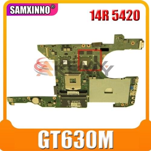 Original Laptop motherboard For DELL Inspiron 14R 5420 I5420 7420 I7420 P33G GT630M Mainboard CN-0HMGWR 0HMGWR DA0R08MB6E4 SLJ8C