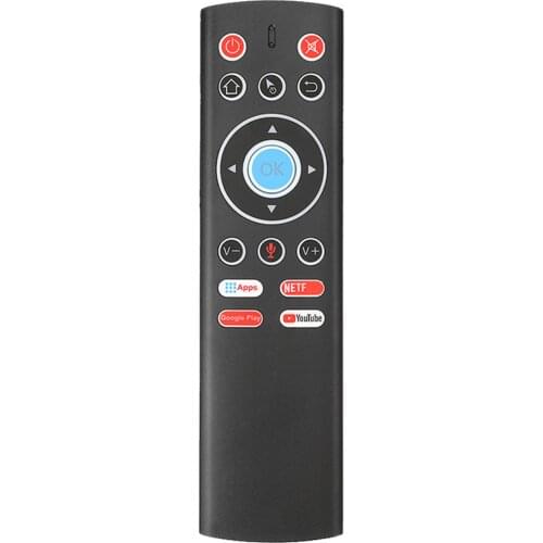 Control Remote Air Mouse Wireless Control with Mic Support IR Learning Function for Android TV Box