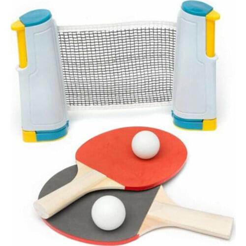 Table Tennis Net Portable Removable Rack Portable Retractable Ping Pong Post Net For Any Tables Sports Tools Accessories
