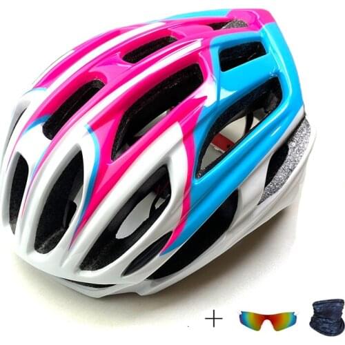 Road Bike Helmet Integrally-molded Men Women Ultralight Racing Cycling Outdoor Sports Mountain Helmet Ultralight Bicycle Helmet