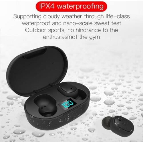 M3 E6S Bluetooth Earphones 5.0 Wireless Earbuds TWS Earphone Noise Cancelling Mic bluetooth 5.0 headset for Xiaomi Huawei