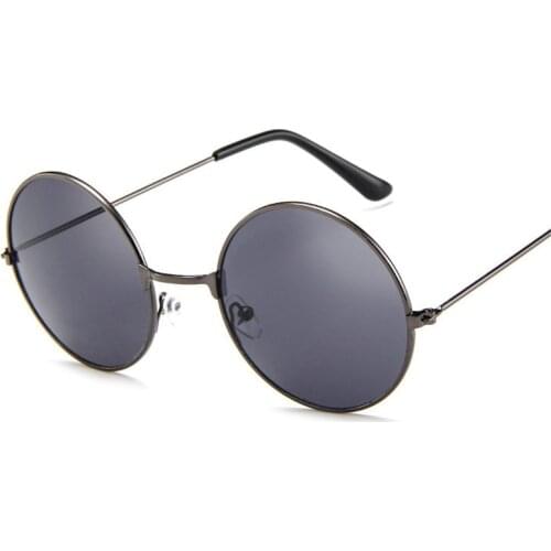 2021 Fashion Round Metal Frame Sunglasses Men Women Retro Classic Prince Mirror Circle Round Sunglasses Muti-Colors Optional
