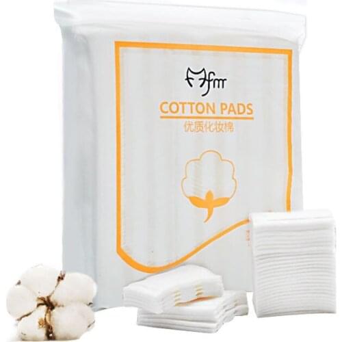 222pcs Double Side 3 Layer Makeup Cotton Pads Facial Remover Cleansing Puffs Facial Cleaning Remover Cotton Travel Wash