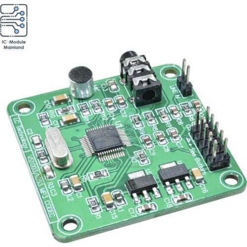 VS1053 Audio Module MP3 Player Module Development Board onboard Recording SPI OGG Encoding Recording Control Signal Filter DC 5V