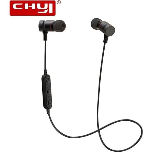 CHYI Bleutooth Earphone Wireless Earbuds Magnetic Switch Sport Earphones Active Noise Cacellation Earbuds Surging Bass Earbuds