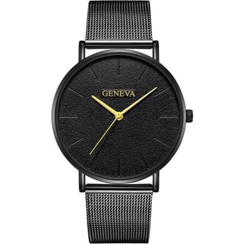 Relogio Masculino Watches Men Sport Stainless Steel Case Band watch Quartz Business Wristwatch reloj hombre Erkek Kol Saati