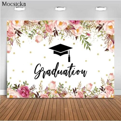 Graduation Ceremony Background Bachelor Hat Background Decoration Style Child Portrait Photo Background Photography Banner