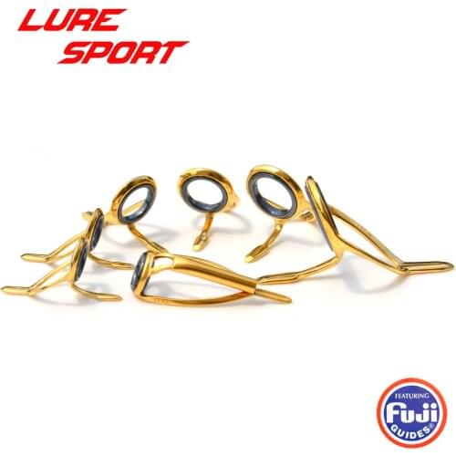 FUJI IGKWSG IGMNST Gold Frame SIC Ring 7PCS 8PCS 9pcs Guide set Rod Building component Repair DIY Accessory