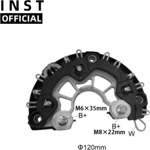 ALTERNATOR GENERATORS RECTIFIER BRIDGE FOR BR233 0 124 315 019 0 124 315 027 0 124 325 100