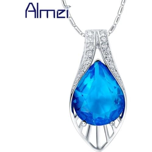Good Quality New Fashion Necklace Jewelry Classic Water Drop Pendant Necklace for Women Ladies' lovers' Mothers' Day Gift N755