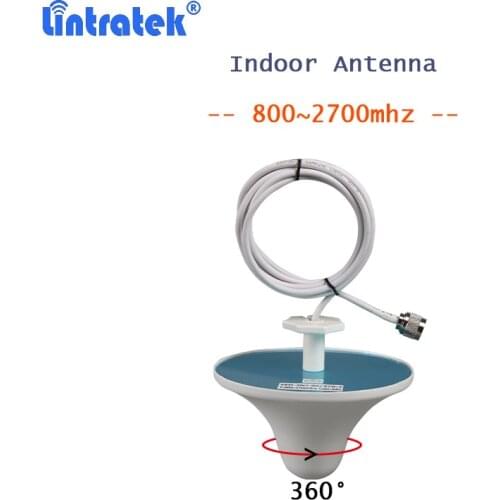 Lintratek 800~2700mhz Indoor antenna 3dBi for GSM 2G 3G 3G Signal Booster Indoor Internal Ceiling Antenna for WCDMA UMTS 2100 4G