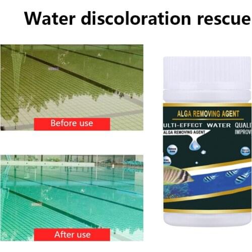 Swimming Pool Cleaning Effervescent Tablets Algae Removal Tablets Algae Repellent Agent 50 Tablets Environment Support Dropship